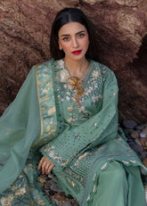 Flow By Crimson '25 | Parsi Threads-D5A | 3PC Embroidered Lawn Suit